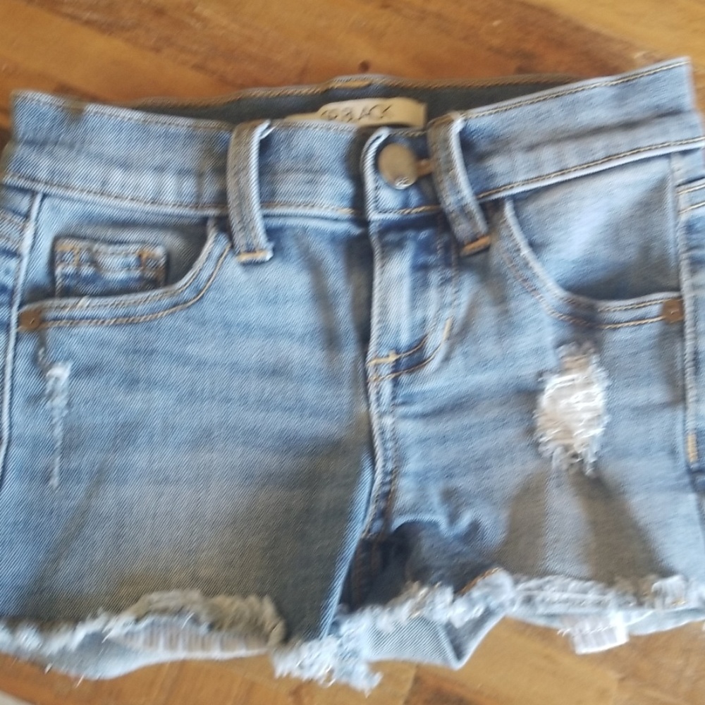 Denim shorts